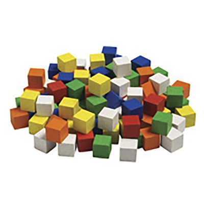 Cubes de bois colorés Cubes de bois colorés