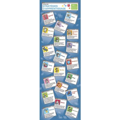 Affiche des Stratégies d'apprentissage Affiche des Stratégies d'apprentissage